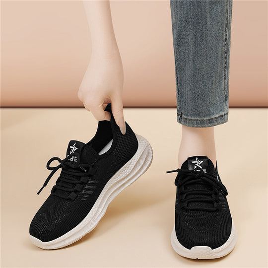 Damen Atmungsaktive Laufschuhe mit stoßdämpfender Sohle und elastischen Details R&B