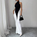 Damen Elegantes, figurbetontes Abendkleid mit Kunstseiden-Raffung R&B