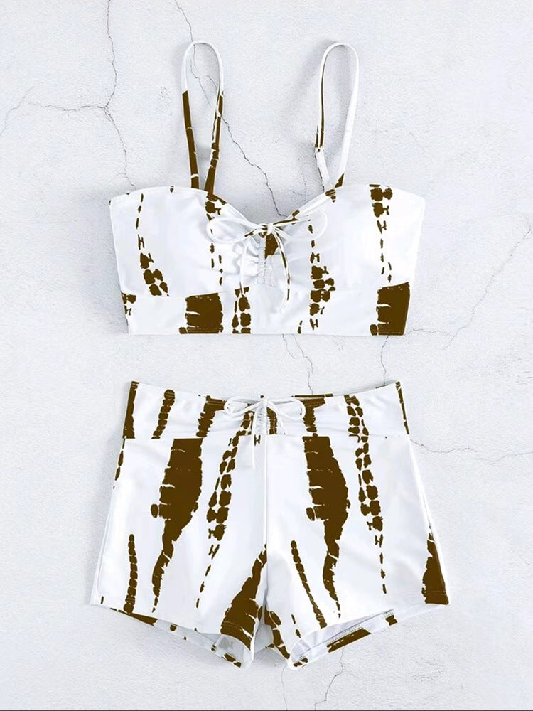 Damen Zweiteiliges Badeoutfit mit verspieltem Knotendesign R&B