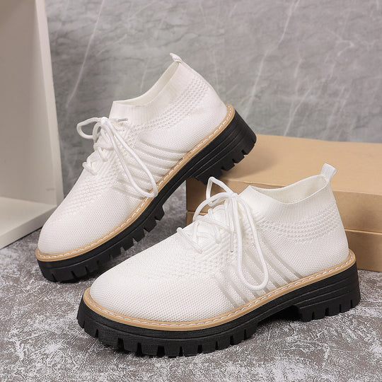 Damen Sportliche Sneakers mit atmungsaktivem Strickoberteil und rutschfester Sohle R&B