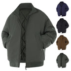 Herren Winterjacke mit warmem Innenfutter und praktischen Taschen R&B