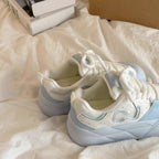 Damen Sportliche Sneakers mit dicker, flexibel dämpfender Sohle