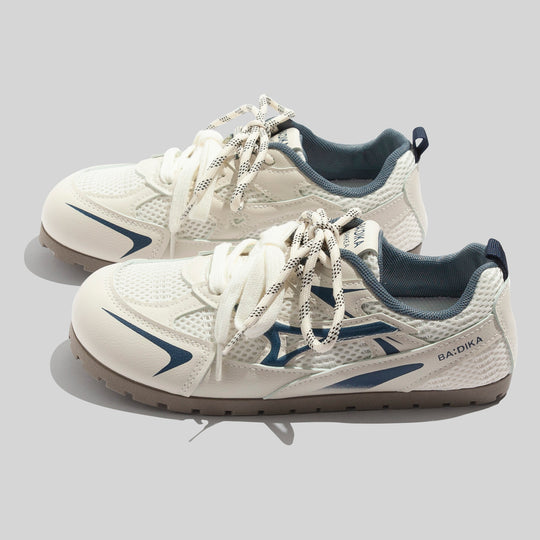 Damen Atmungsaktive Multifunktionssneakers mit elastischen Schnürsenkeln und rutschfester Sohle R&B