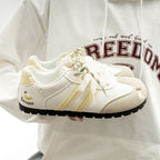 Damen Sneakers mit verspieltem Bananenmotiv und rutschfester Gummisohle