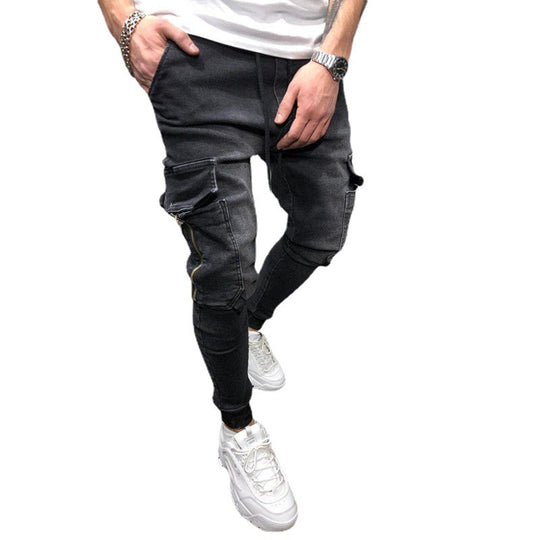 Herren Cargo-Jogginghose mit modischem Slim-Fit Schnitt und praktischen Taschen R&B