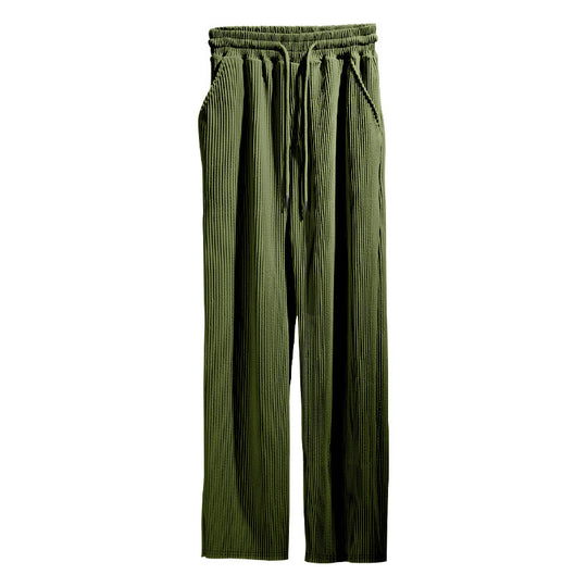 Damen elegante Relaxed Fit Hose mit Gummi-Taille R&B