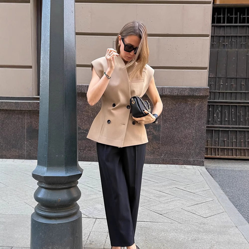 Damen Modischer Blazer mit asymmetrischem Schnitt R&B