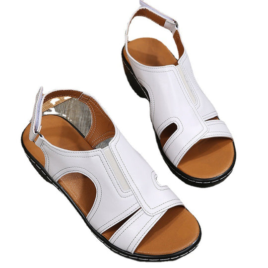Damen Atmungsaktive Freizeitsandalen mit strukturiertem Riemendesign und flexiblem Fußbett R&B