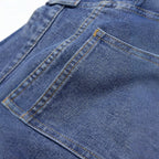 Damen modische High-Waist Jeans mit weitem Bein