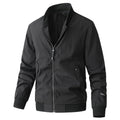 Herren stylische Freizeitjacke mit modischem Stehkragen