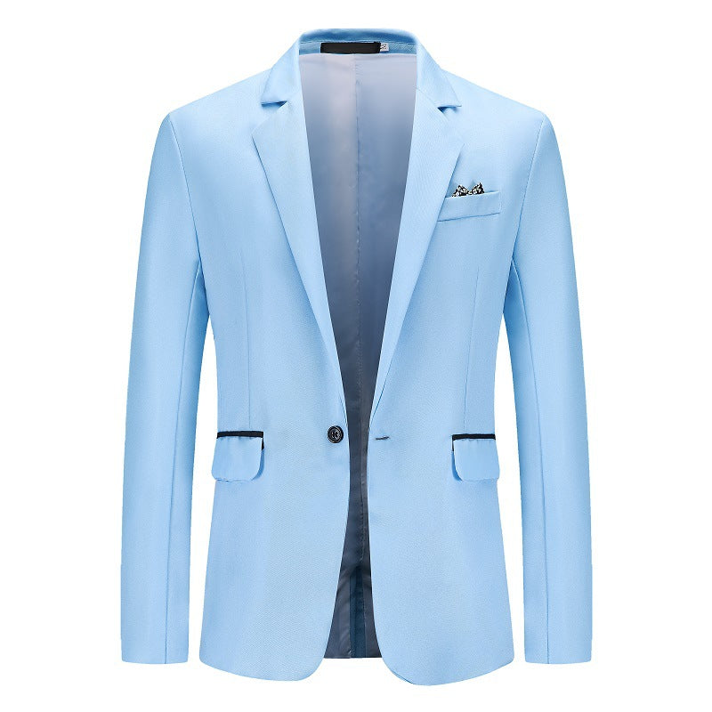 Herren Eleganter Anzugblazer mit feiner Struktur und modernem Schnitt R&B