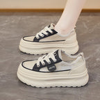 Damen Sneaker mit dicker Profilsohle und atmungsaktivem Obermaterial R&B