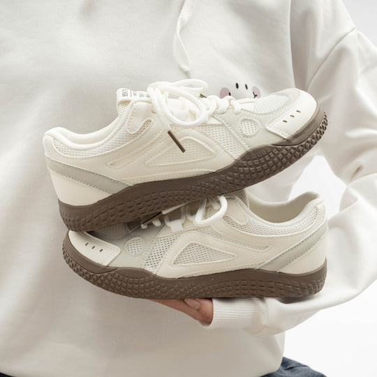 Damen Sportliche Freizeitschuhe mit atmungsaktiver Mesh-Konstruktion und rutschfester Sohle R&B