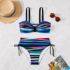 Damen-Bikini-Set mit raffinierten Knoten-Detail R&B