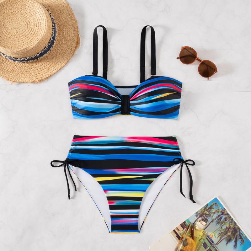 Damen-Bikini-Set mit raffinierten Knoten-Detail R&B