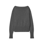 Damen gemütlicher Strickpullover mit weitem Schnitt und eleganter Bundabschlüsse R&B
