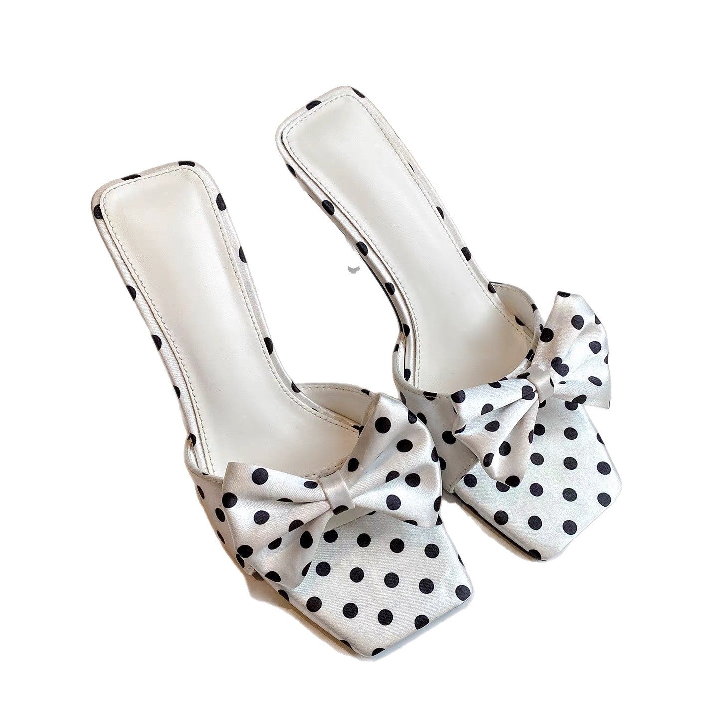 Damen Slingback-Absatzsandalen mit eleganter Schleife und hochwertigem Obermaterial EB