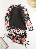 Damen Rashguard und Badeshorts Set R&B