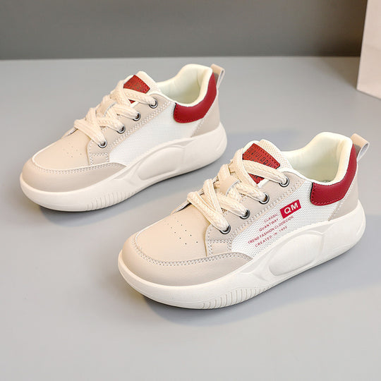 Damen sportliche Sneaker mit atmungsaktivem Obermaterial und bequemer Dämpfung R&B