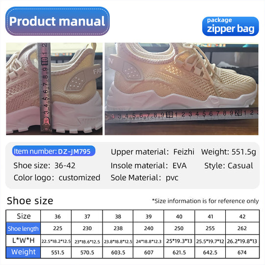 Damen Athletische Sneakers mit atmungsaktivem Obermaterial und rutschfester Sohle R&B