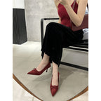 Damen spitze Pumps mit elegantem Schleifendetail R&B