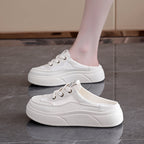 Damen Freizeitsneaker mit elastischem Design und dicker Laufsohle R&B