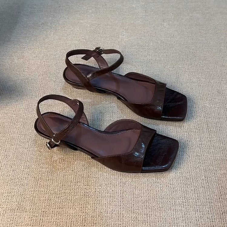 Damen modische Sling-Sandalen mit elegantem Riemen und komfortabler Sohle R&B