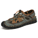 Herren Wasserdichte und atmungsaktive Outdoor-Sandalen mit flexiblem Kordelzug R&B