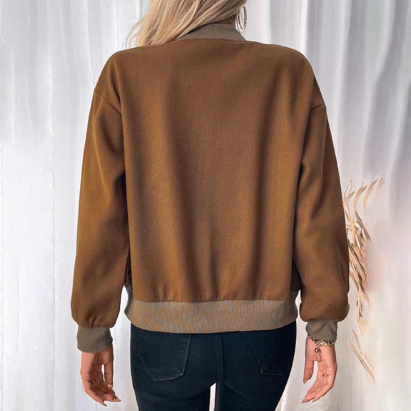 Damen Sportliche Collegejacke R&B