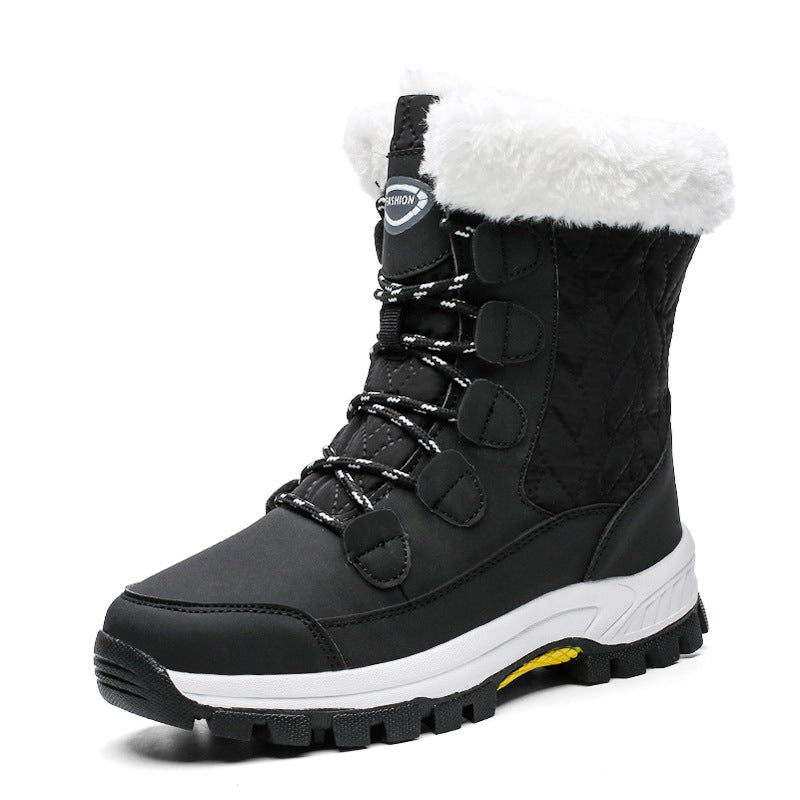 Damen Winterstiefel mit wärmendem Innenfutter und rutschfester Profilsohle R&B
