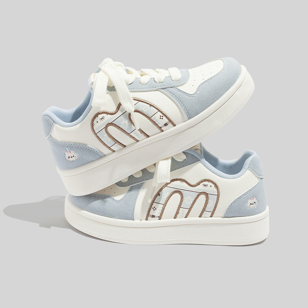 Damen Trendige Sneakers mit niedlichem Tiermotiv und komfortabler Dämpfung R&B