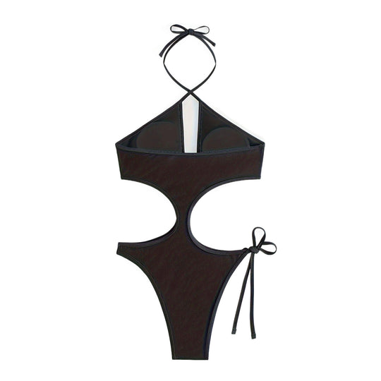 Damen Cut-Out Badeanzug R&B