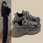 Damen Sportliche Mesh-Sneaker mit dämpfender Sohle und atmungsaktiver Obermaterialstruktur R&B