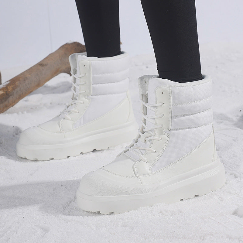Damen Sportliche Winterstiefel mit isolierender Fütterung und rutschfester Sohle