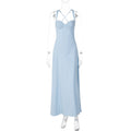 Damen Elegantes Maxikleid mit raffinierten Trägerdetails und schmeichelndem Schnitt R&B