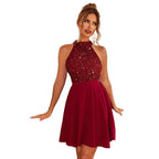 R&B | Sinnliche Slim Fit Halter Mini Kleid