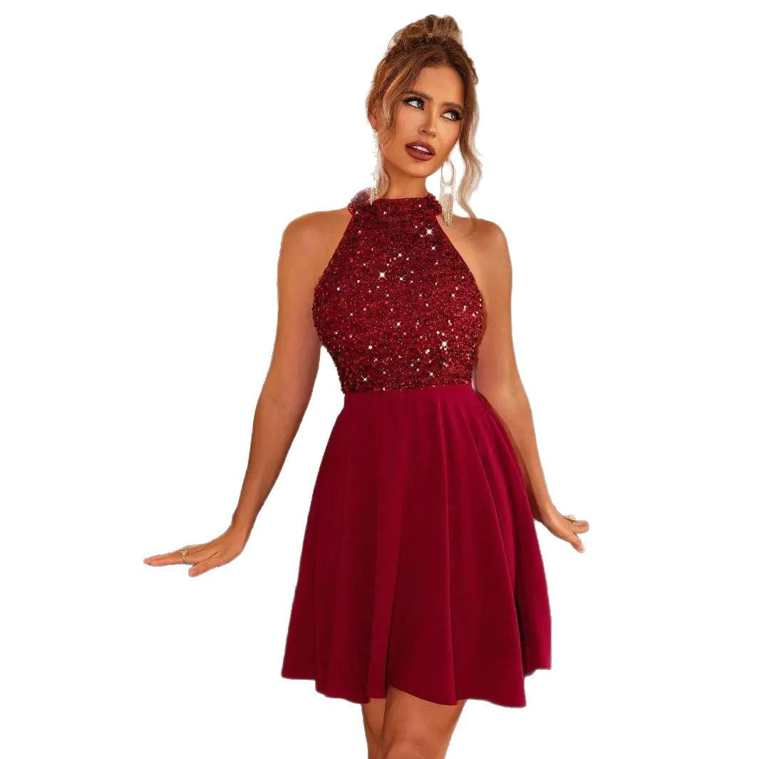 R&B | Sinnliche Slim Fit Halter Mini Kleid