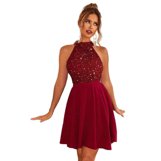 R&B | Sinnliche Slim Fit Halter Mini Kleid