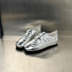 Damen Sneaker mit praktischem Klettverschluss und glänzender Oberfläche R&B