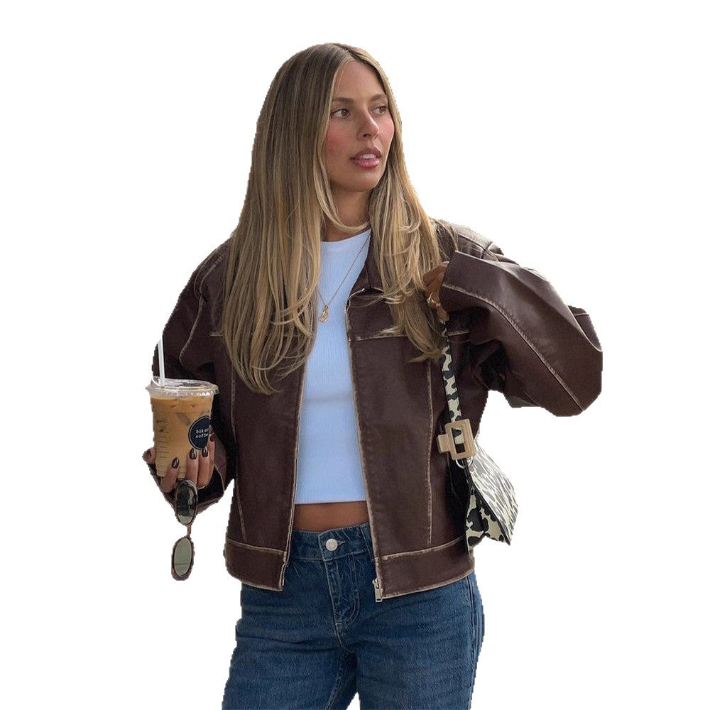 Damen Bikerjacke R&B