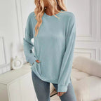 Damen lässiger Strickpullover R&B