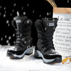 Damen winterliche Schneestiefel mit isolierendem Futter und rutschfester Sohle R&B