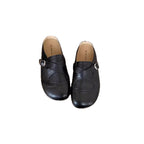 Damen Mokassins mit floralem Schnallenakzent und hochwertigem Leder R&B
