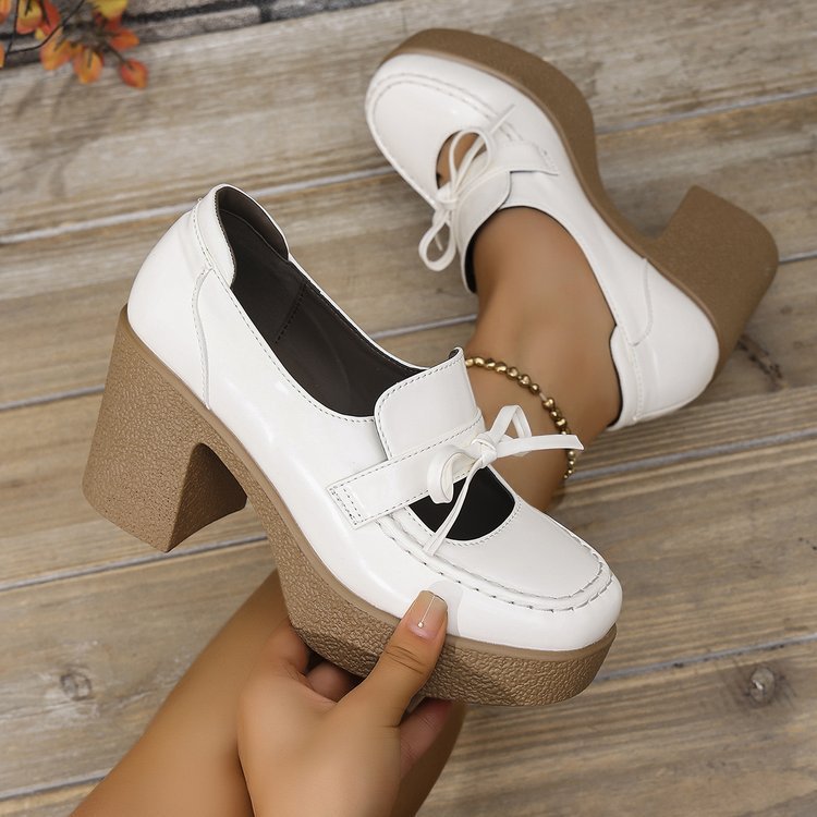 Damen elegante Clogs mit hohem Absatz R&B