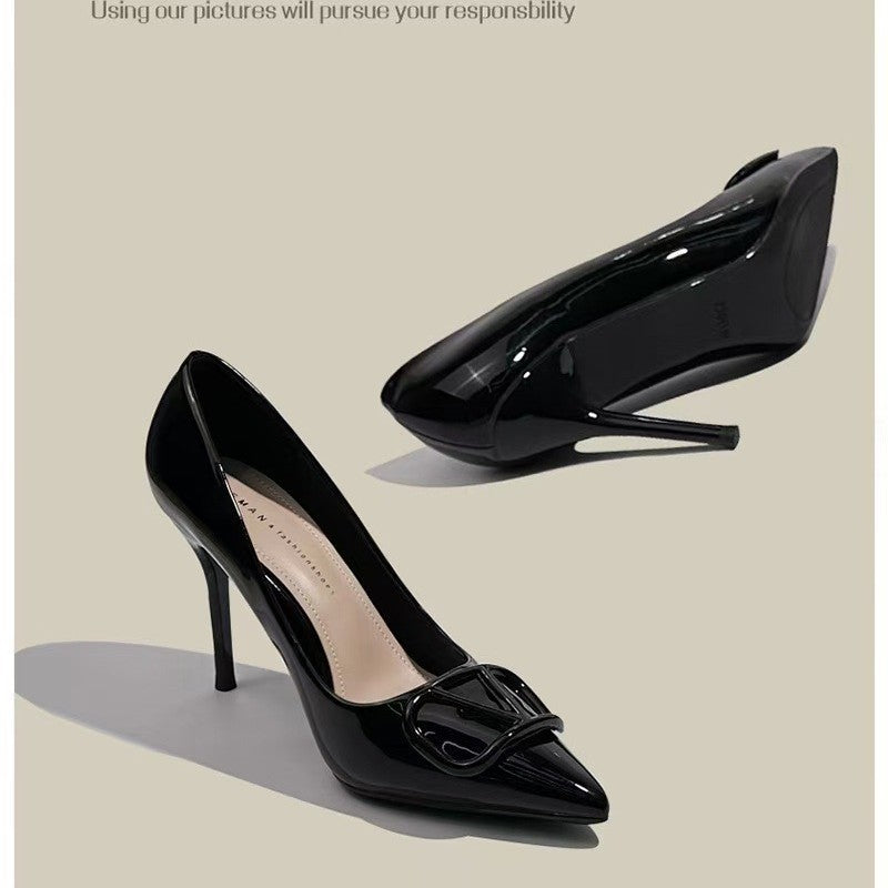 Damen elegante High Heels mit raffinierter Schleifenapplikation R&B