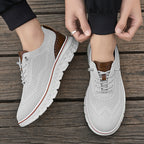 Herren nan atmungsaktive Strick-Sportschuhe mit stoßdämpfender Wabensohle R&B