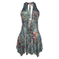 Damen Strandkleid mit halblangem Schnitt und elegantem BindR&Band R&B