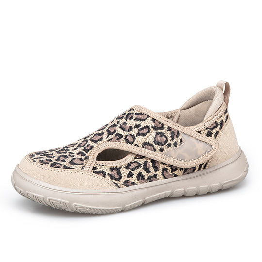 Damen Atmungsaktive und leichte Freizeitschuhe mit flexiblem Klettverschluss R&B