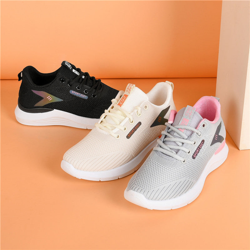 Damen Sportliche Atmungsaktive Sneakers mit flexiblem Mesh-Obermaterial R&B