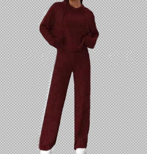 Damen lässiger Strickanzug R&B